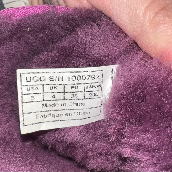 Purple sparkly uggs - Picture 6 of 8